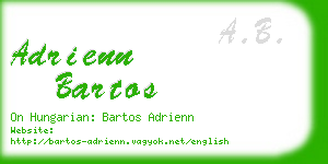 adrienn bartos business card